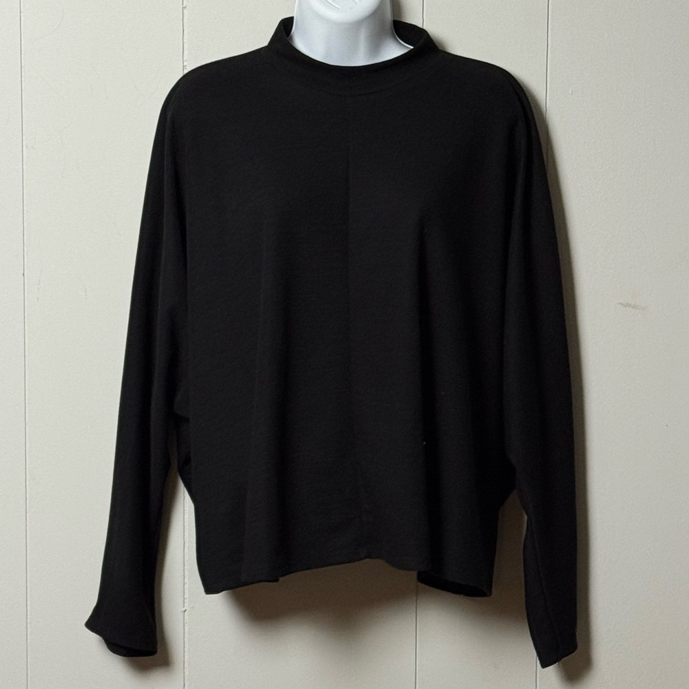 Zara Basic Women’s Black Oversized Turtleneck Pol… - image 1